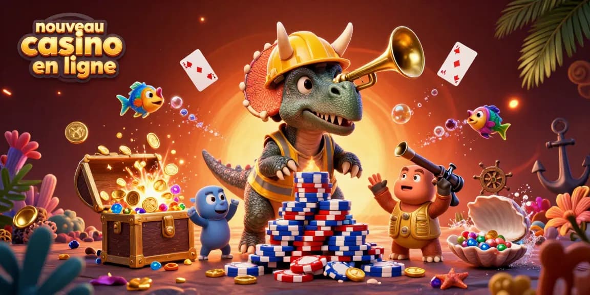 Construisez votre avenir au nouveau casino en ligne avec cette scène vibrante et pleine d'action.