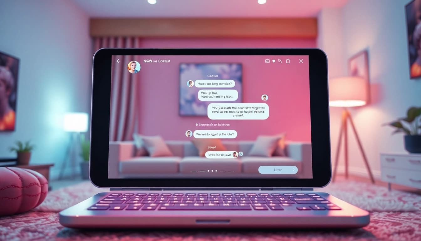 Engaging NSFW AI chatbot interface for immersive digital companionship in 2026.