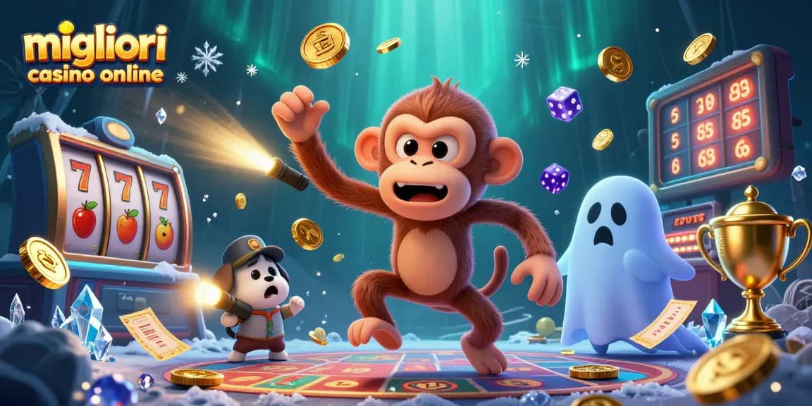 I migliori casino online offrono una giungla di opportunità con monete dorate e simboli vivaci in un'atmosfera coinvolgente.