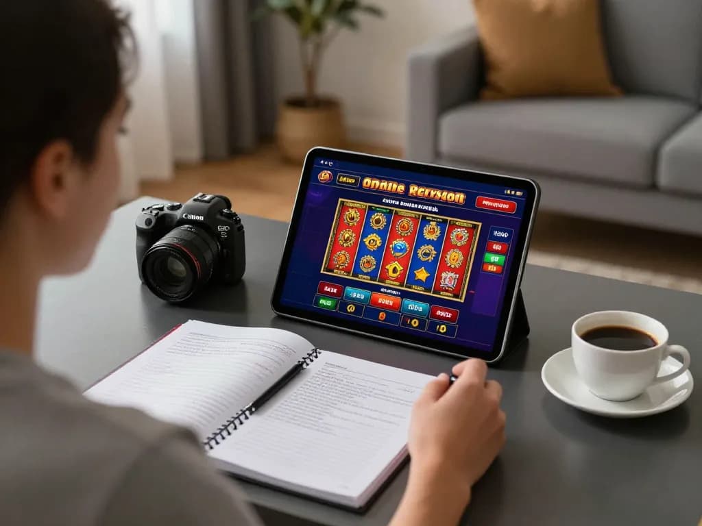 Engaging online gaming scene showcasing casino online senza registrazione interface on a tablet.