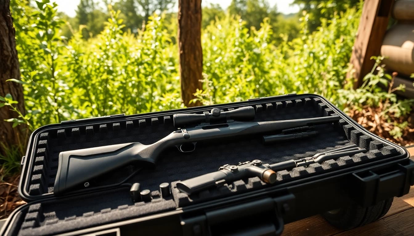 Discover the premium foam for rifle case, meticulously molded for optimal protection and fit.