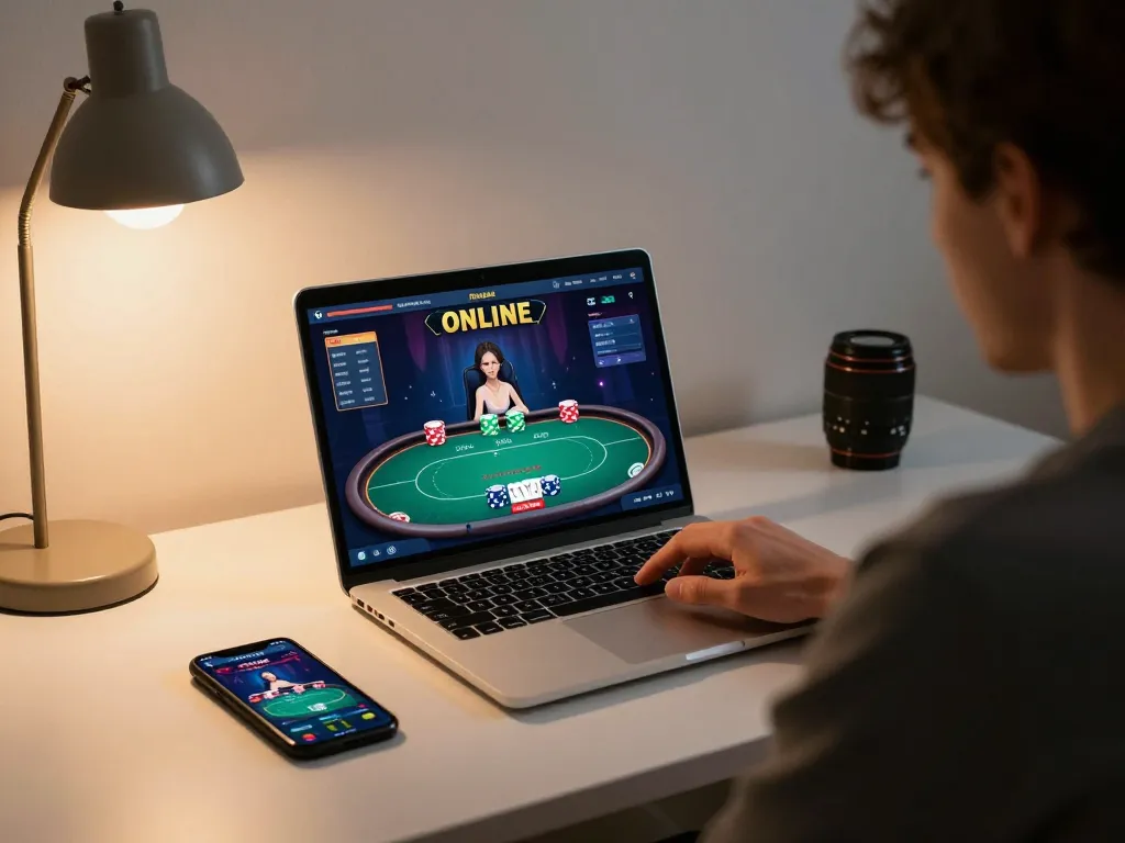Engaging in Poker Online with strategic gameplay and immersive gaming interface.