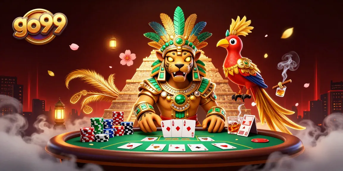 Experience thrilling casino action at go99 with a dynamic poker scene featuring vibrant characters and rich game elements.