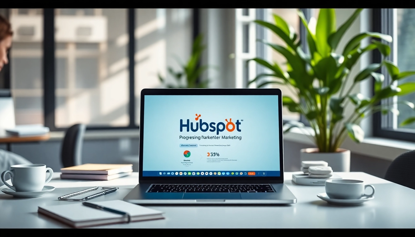 Enhance your strategy with hubspot free tools in a professional workspace overview.