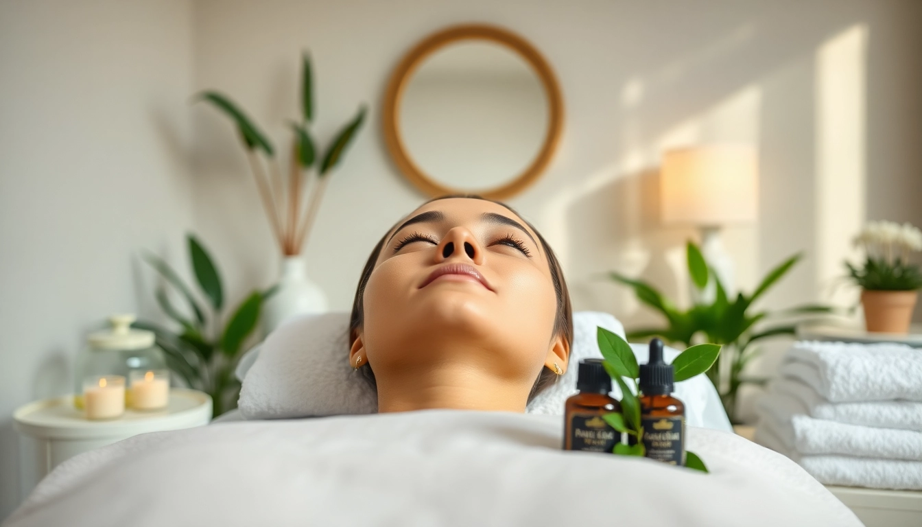 Indulge in a facial at a top-rated facial spa near Austin Street Queens, featuring calming decor.