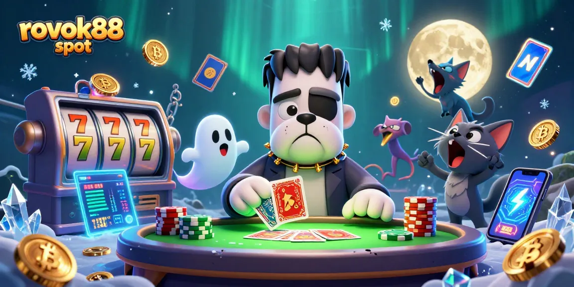 Join the fun at rokok88 slot with a lively 3D scene featuring animated characters and betting action.