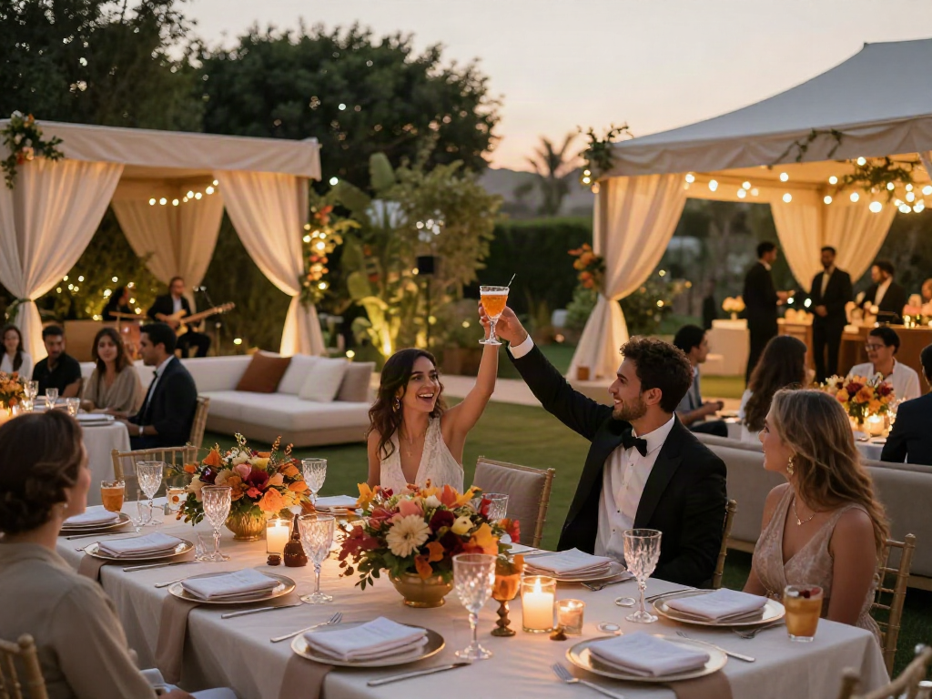 Event rentals for outdoor weddings creating elegant celebrations with stunning decor.