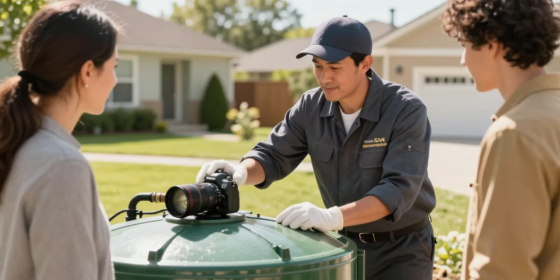 Septic cleaning by a trusted provider in a community service setting.