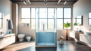 Erkunden Sie die hochwertigen Badezimmerprodukte von sonni sanitär GmbH in einem eleganten Showroom.