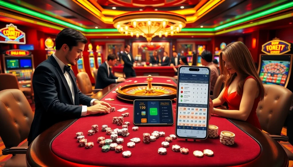 Engage in thrilling gameplay at 12Bet with the latest ink vao 12bet interface, showcasing vibrant casino elements.