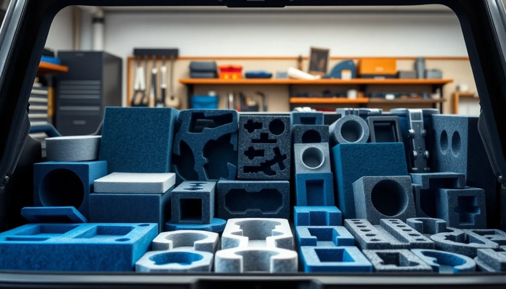 Showcasing versatile Custom Foam Inserts for enhancing organization in tool cases.
