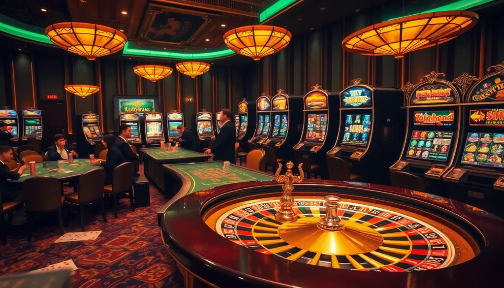 Experience luxury and excitement in a casino scene, discovering the hidden wiki for online gambling strategies.