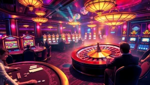 Playing free porn games while enjoying the excitement of a lavish casino atmosphere.