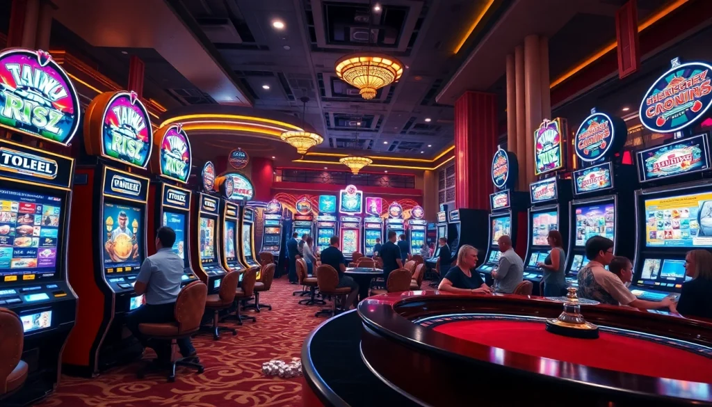 Experience the thrill of winning at gta togel with vibrant slot machines and engaging gameplay in a luxury casino setting.