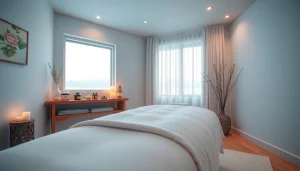 편안한 분위기와 에센셜 오일이 갖춰진 수원마사지 치료실