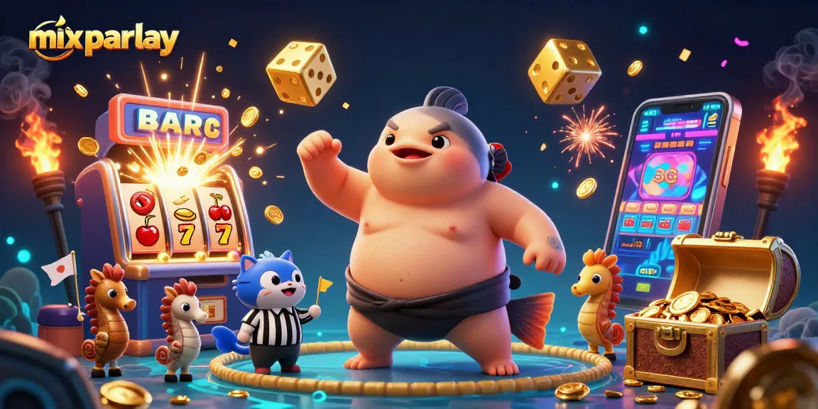 Experience the thrilling mix parlay betting with cartoon characters at an underwater casino.