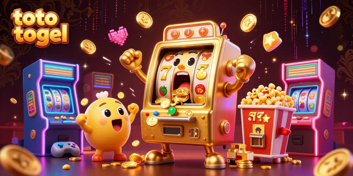 Engage with toto togel and experience exciting wins as golden slot machines celebrate jackpots with vibrant game elements.