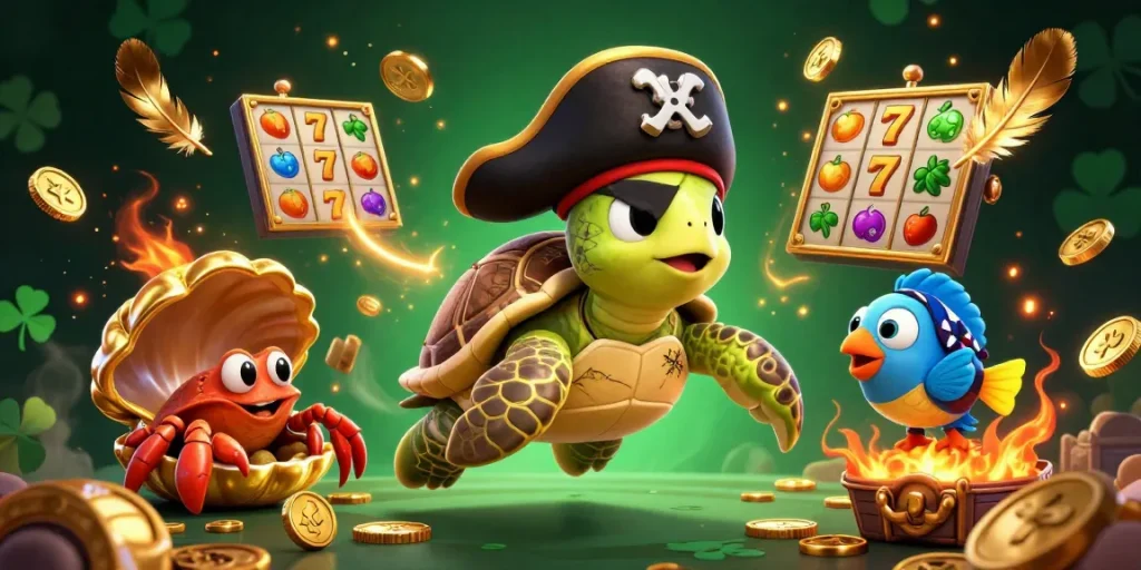 Engage in the thrilling world of daftar spaceman88 with vibrant pirate casino elements, showcasing the excitement of slots and treasures.